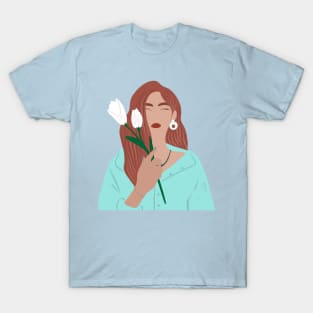 Blue lady 2 T-Shirt